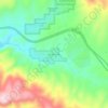 Carte topographique Hunter Creek, altitude, relief