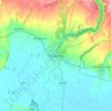 Carte topographique Pickering, altitude, relief