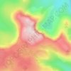 Carte topographique Lochnagar, altitude, relief