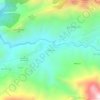 Carte topographique Zentout, altitude, relief
