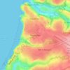 Carte topographique Tregurrian, altitude, relief