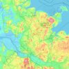 Carte topographique Segeberg, altitude, relief