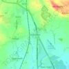 Carte topographique Prees Heath, altitude, relief