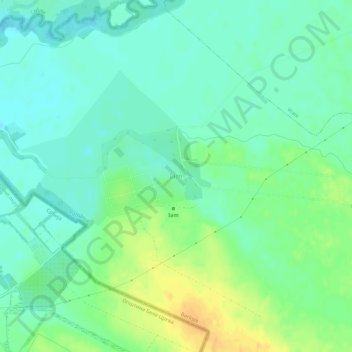 Carte topographique Iam, altitude, relief