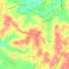 Carte topographique Turkeytown, altitude, relief