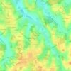 Carte topographique Coberthoud, altitude, relief