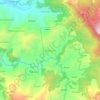 Carte topographique Garhgaon, altitude, relief