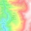 Carte topographique Pashpa, altitude, relief