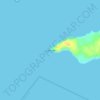Carte topographique Lyall Point, altitude, relief