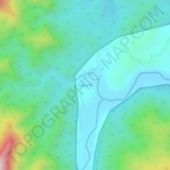 Carte topographique Sapinit, altitude, relief