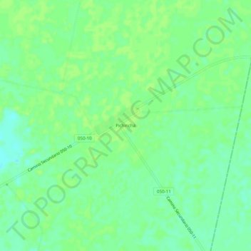 Carte topographique Pichincha, altitude, relief