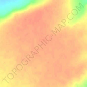 Carte topographique Kimberley Plateau, altitude, relief