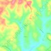 Carte topographique Smiley, altitude, relief
