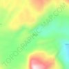Carte topographique Tehua, altitude, relief