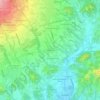 Carte topographique Malcanton, altitude, relief
