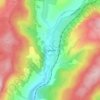Carte topographique Crynant, altitude, relief