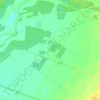 Carte topographique Niels, altitude, relief