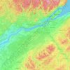 Carte topographique Lotbinière, altitude, relief