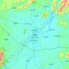 Carte topographique Dao, altitude, relief