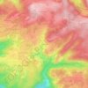 Carte topographique Brumbief, altitude, relief