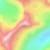 Carte topographique Silvertip Mountain, altitude, relief