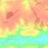 Carte topographique Дубовичье, altitude, relief