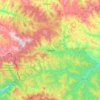 Carte topographique Smolyan, altitude, relief