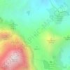 Carte topographique Fonte, altitude, relief