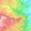 Carte topographique Les Ballages, altitude, relief