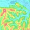 Carte topographique Stein, altitude, relief