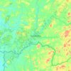 Carte topographique Guéckédou, altitude, relief