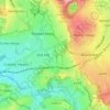 Carte topographique Cherry Orchard, altitude, relief