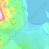 Carte topographique Glasphein, altitude, relief