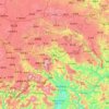 Carte topographique Malipo, altitude, relief
