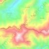 Carte topographique Y de Olmedo, altitude, relief