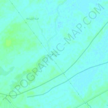 Carte topographique Hasan al Lacha, altitude, relief