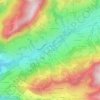 Carte topographique Zecon, altitude, relief