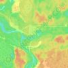Carte topographique Пинега, altitude, relief