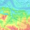 Carte topographique Northfleet, altitude, relief