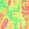 Carte topographique Первоуральск, altitude, relief