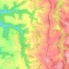 Carte topographique Middle Dural, altitude, relief