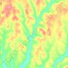 Carte topographique Knox Township, altitude, relief