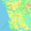 Carte topographique Dapoli, altitude, relief