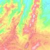 Carte topographique Equador, altitude, relief