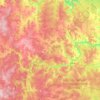 Carte topographique Режевской муниципальный округ, altitude, relief