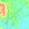 Carte topographique Farmington, altitude, relief