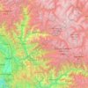 Carte topographique Kullu, altitude, relief