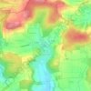 Carte topographique Eberstadt, altitude, relief
