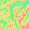Carte topographique Simme, altitude, relief
