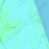 Carte topographique Anderby, altitude, relief